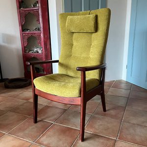 Stoffering Mid Century stoel