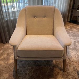 Stoffering klassieke fauteuil